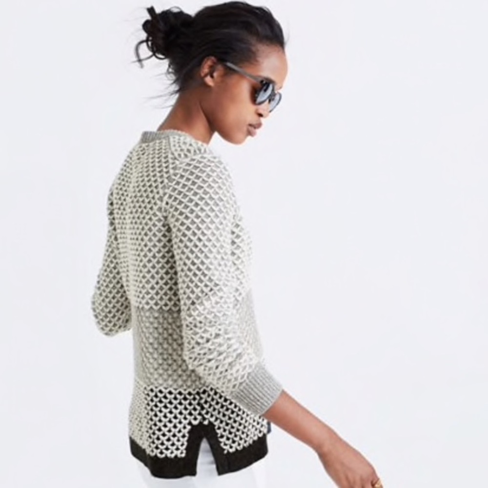 Madewell Geo Block Pullover Sweater - Picture 2 of 8